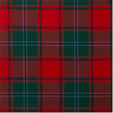 MacPhail Red Modern 10oz Tartan Fabric By The Metre